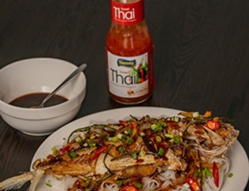 Fish fillet & rice noodles with Sunny Thai Sauce