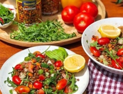 Sunny Lentils  Salad Recipe