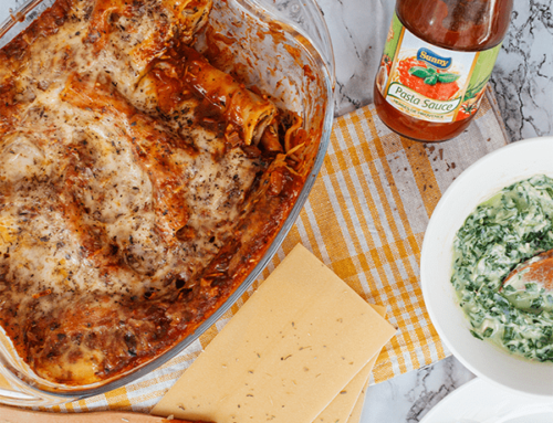  Vegetarian Lasagna roll up recipe 